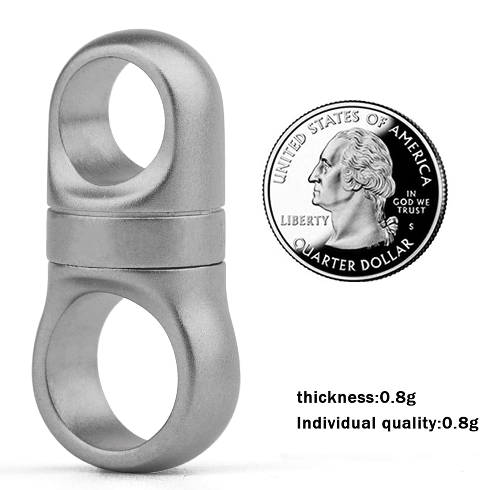 Amazon.com: TISUR Swivel Key Ring Clips for Keychains, 360